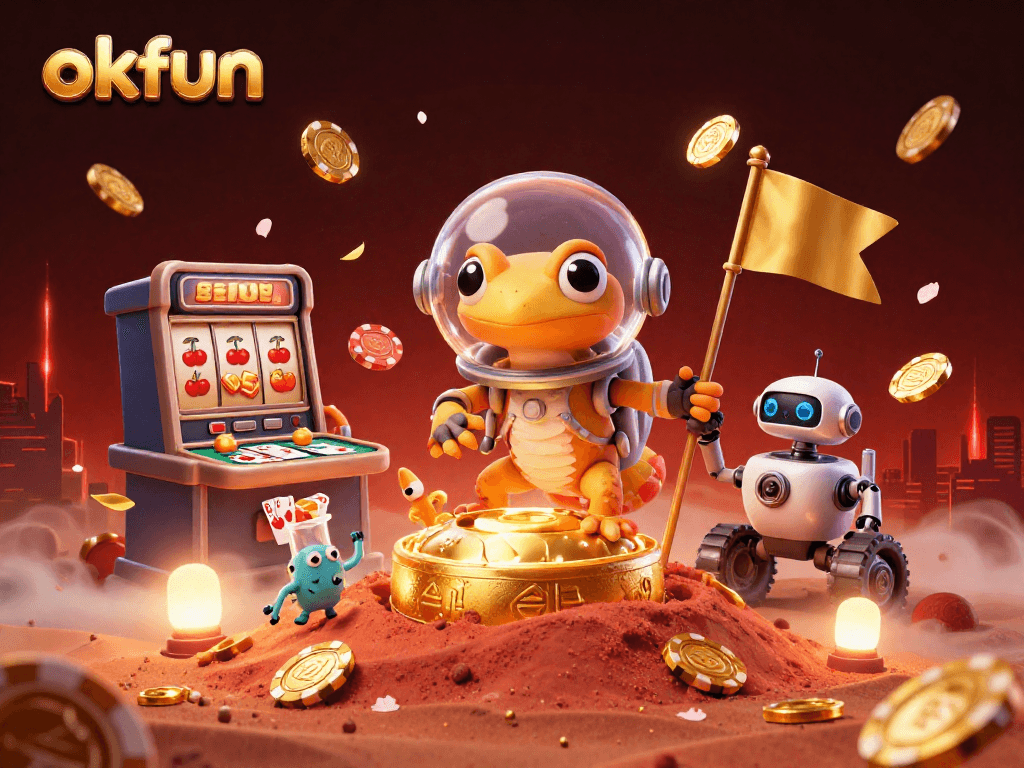 Experience thrilling moments at okfun casino with our vibrant Martian adventure under exciting gaming themes.