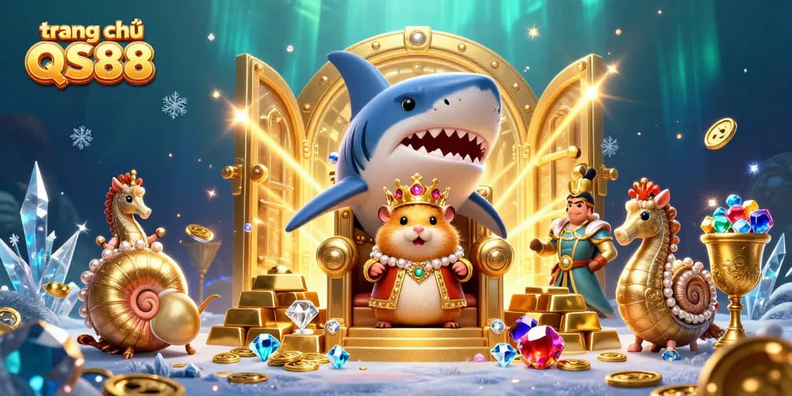 Engage with thrilling gaming experiences on trang chủ QS88, showcasing a vibrant underwater casino.
