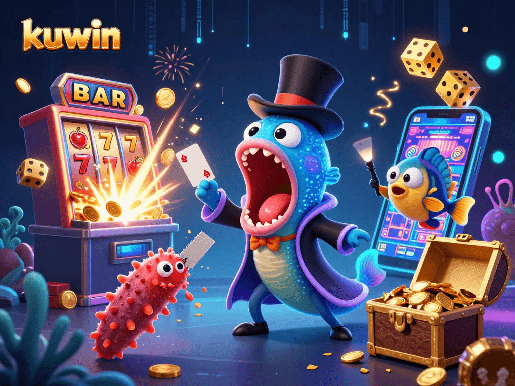 Kuwin offers a thrilling casino experience with dynamic characters and vibrant game elements.