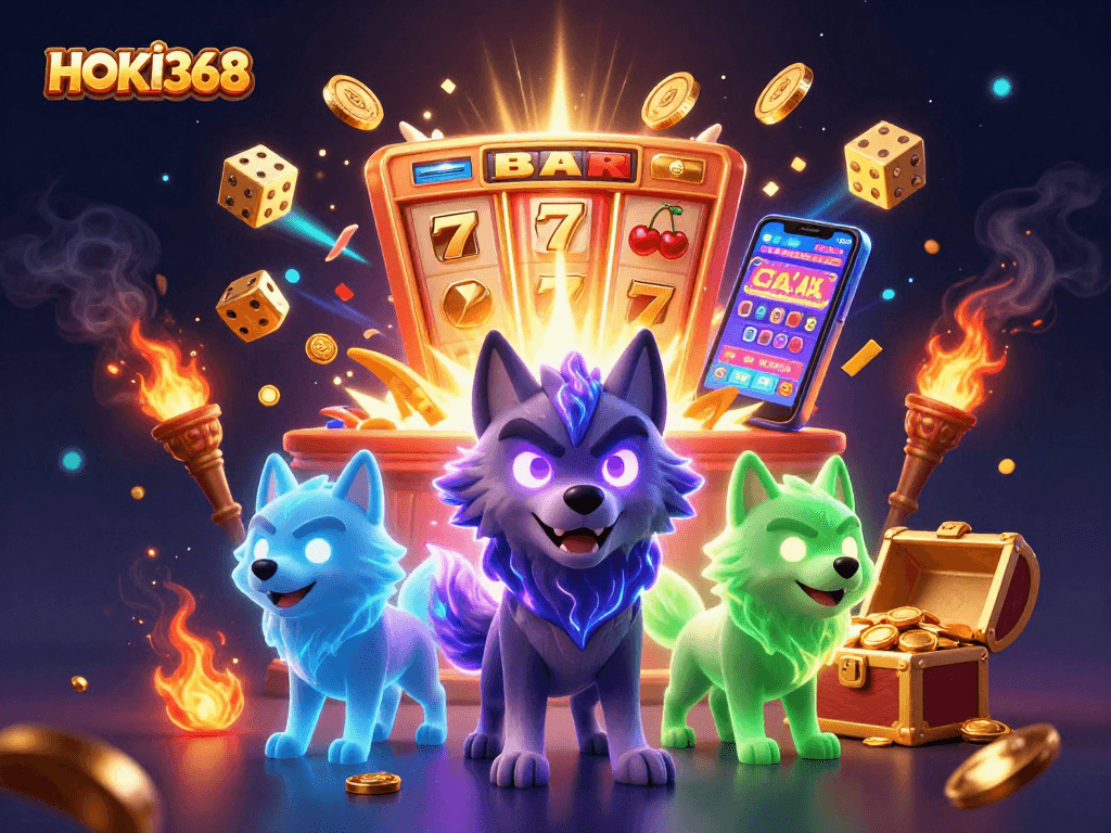 HOKI368 showcases immersive gaming with a dynamic jackpot experience and vibrant casino atmosphere.