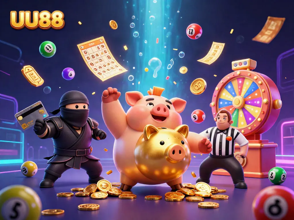 UU88 features a vibrant casino scene with colorful elements, creating an exciting betting atmosphere.