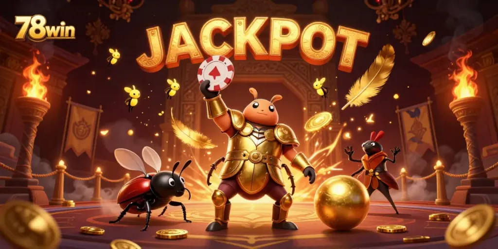 Engage with 78win's thrilling casino experience while discovering jackpot excitement in a vibrant scene.