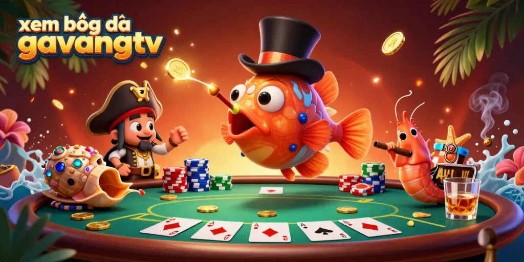 Experience the excitement of xem bóng đá gavangtv with dazzling characters and vibrant gambling elements.