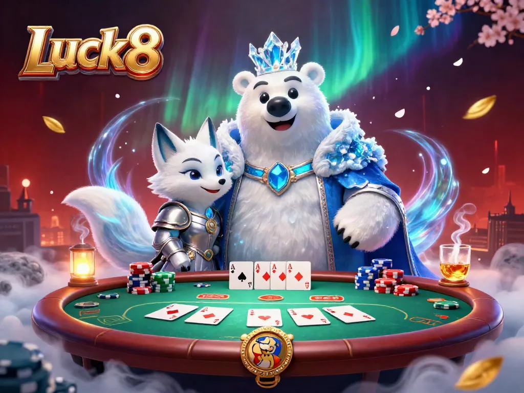 Experience thrilling jackpots at Luck8 with vibrant gaming elements illustrating an exciting casino atmosphere.