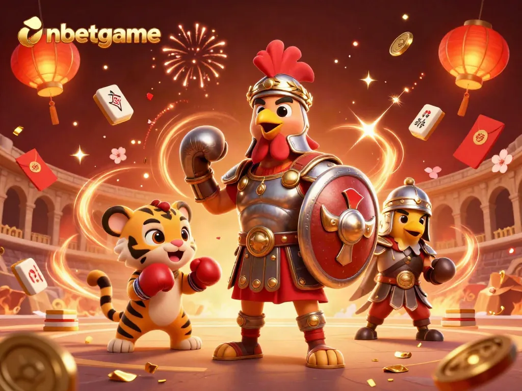 Engage with thrilling nbetgame action amid a vibrant gambling festival theme.