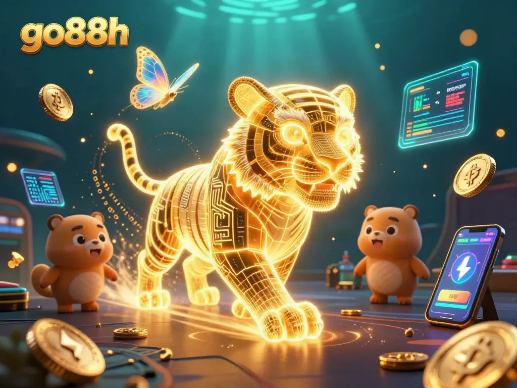 Experience thrilling gameplay with go88h at the center of a vibrant casino landscape.