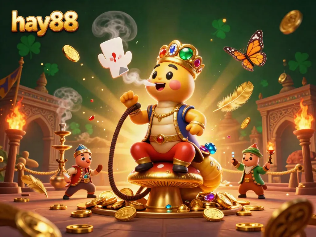 Enjoy thrilling gameplay at hay88 with vibrant 3D casino elements, illuminated by dramatic lighting.