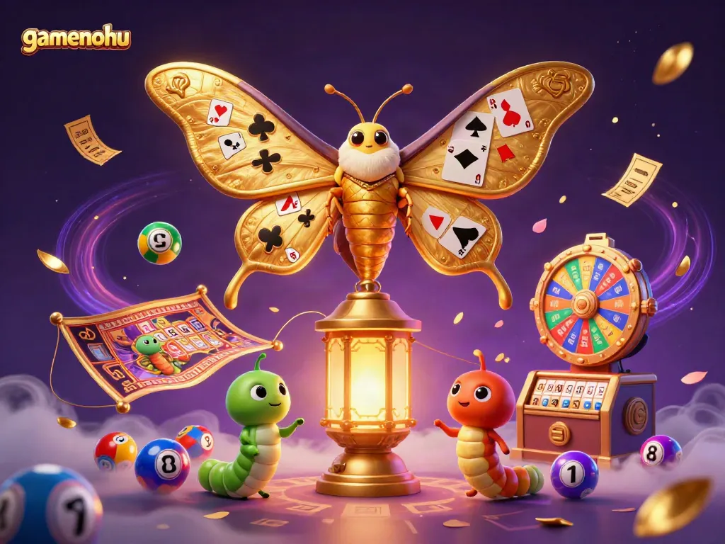 Engage with gamenohu's captivating lottery scene featuring vibrant games and dynamic elements.