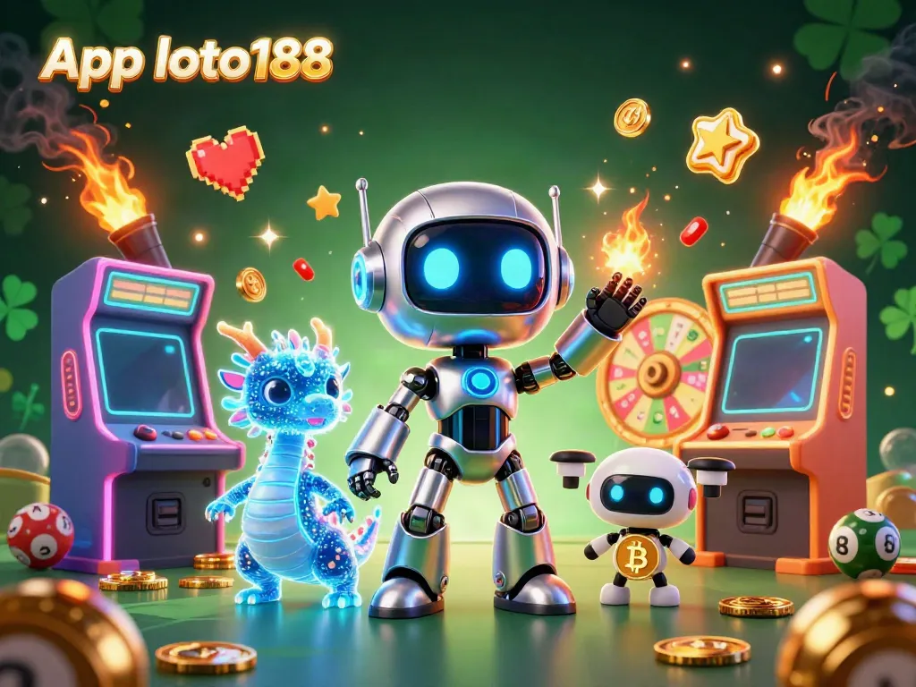 Engage with App loto188 by discovering exciting lottery options in a vibrant 3D gaming environment.