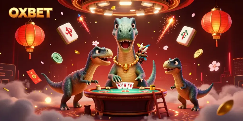 Engage with the thrilling world of OXBET featuring exciting casino action and dynamic characters.