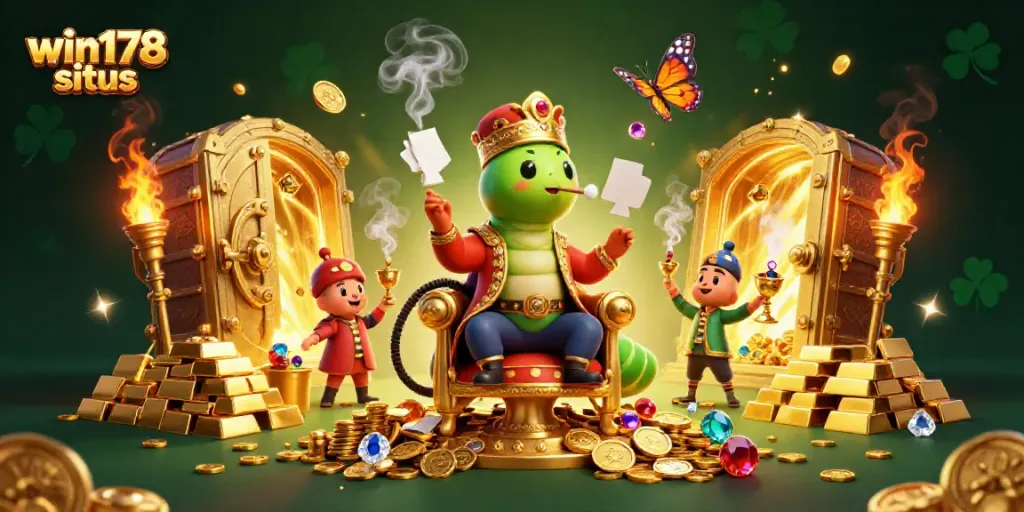 Experience thrilling spins at win178 situs with vibrant 3D casino elements and exciting game visuals.