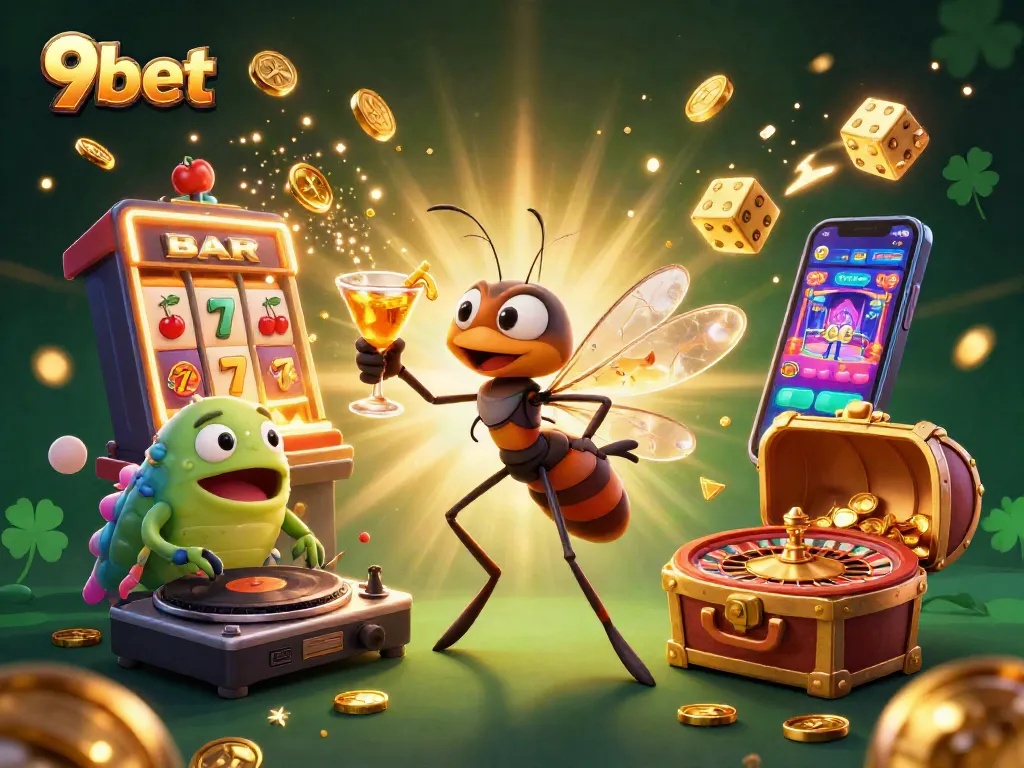 Experience exciting gameplay at 9bet with vibrant casino characters and dynamic game elements.