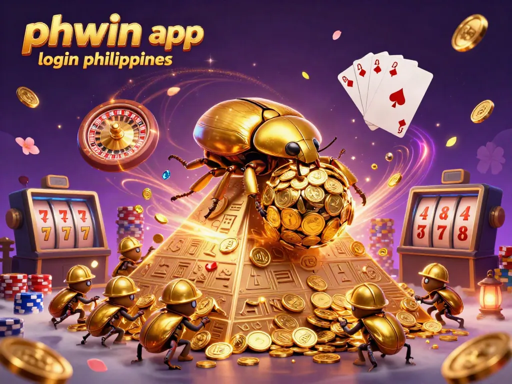 Engage with the phwin app login philippines experience featuring a dynamic 3D casino scene.
