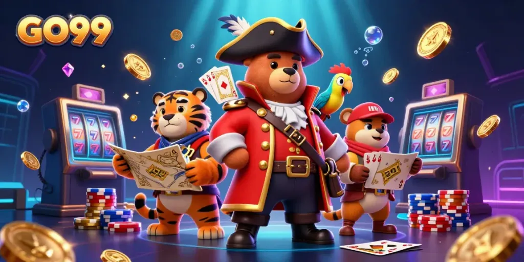 Spin the reels for big wins at GO99 with thrilling pirate themes and casino treasures!