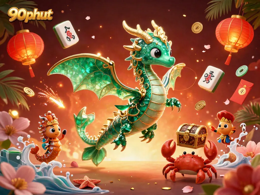 Experience the thrill of winning at 90phut with vibrant seas, treasure, and dynamic elements.
