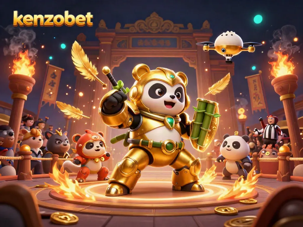Engage with Kenzobet's exciting arcade gaming experience featuring dynamic characters and thrilling visuals.