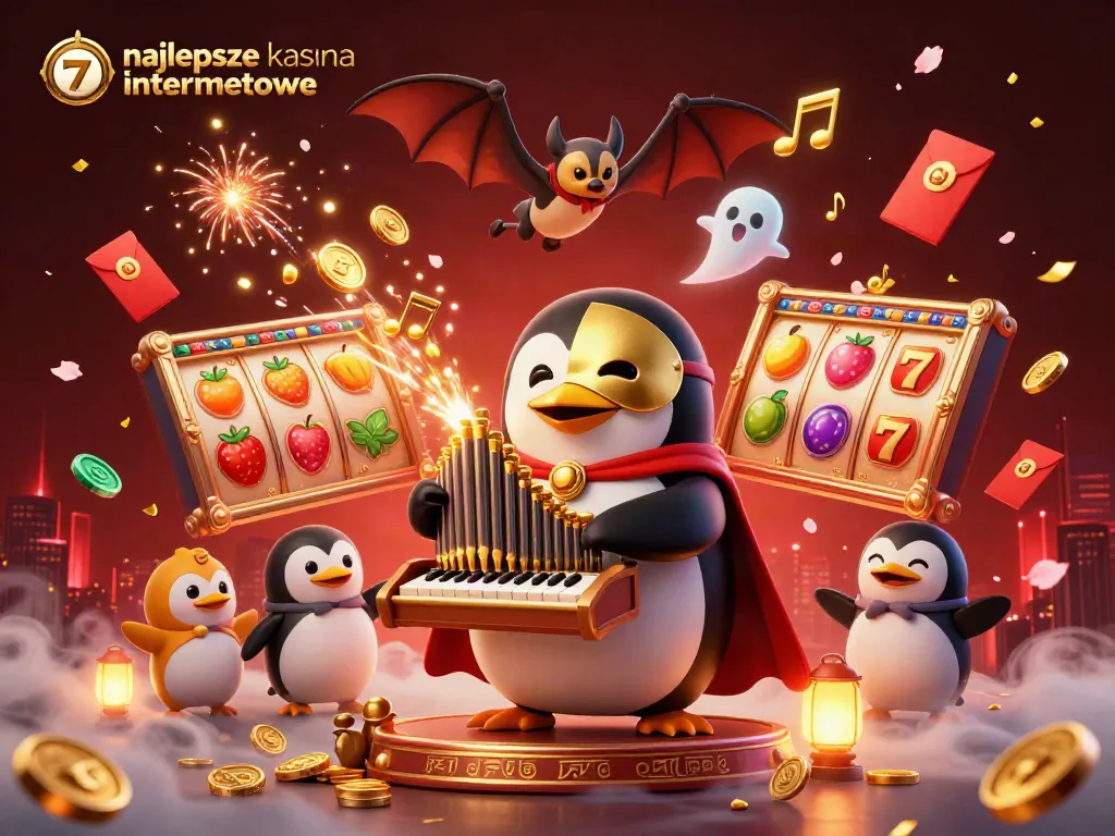 Explore thrilling excitement at najlepsze kasyna internetowe featuring a vibrant casino scene with dynamic elements.