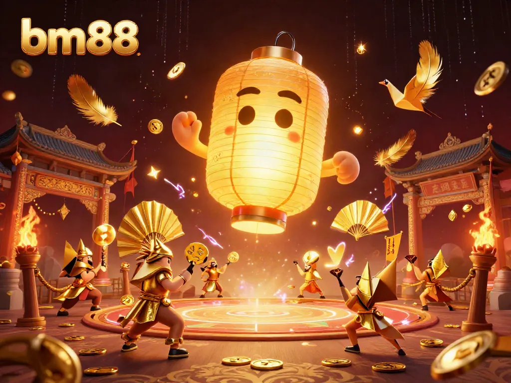 Immerse in the magic of bm88 with vibrant casino culture as lantern spirits guide players to fortune.