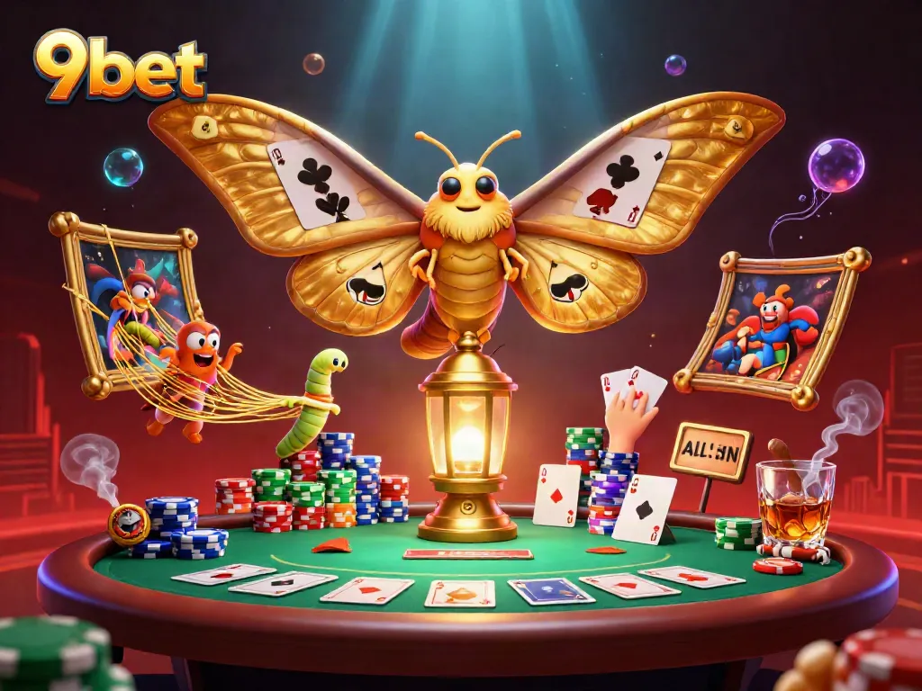 Experience exhilarating gameplay at 9bet with golden casino elements and vibrant characters.