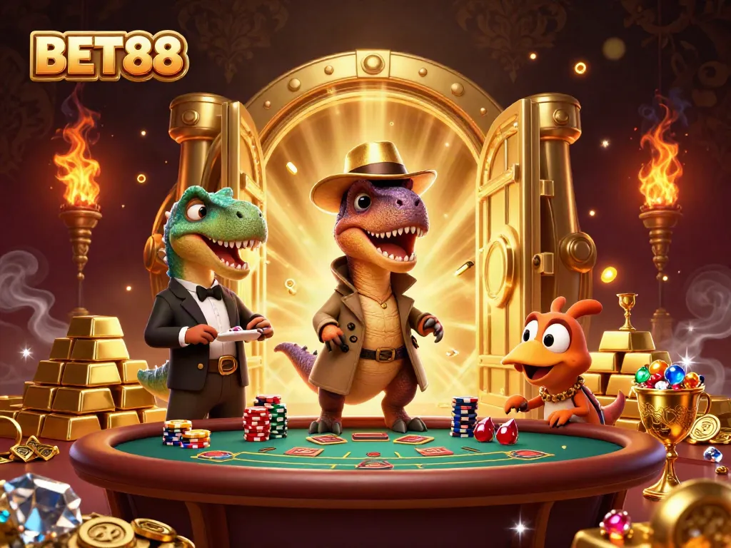 BET88: Thám gia vào thế giới sòng bạc với velociraptor bí ẩn tại bàn blackjack