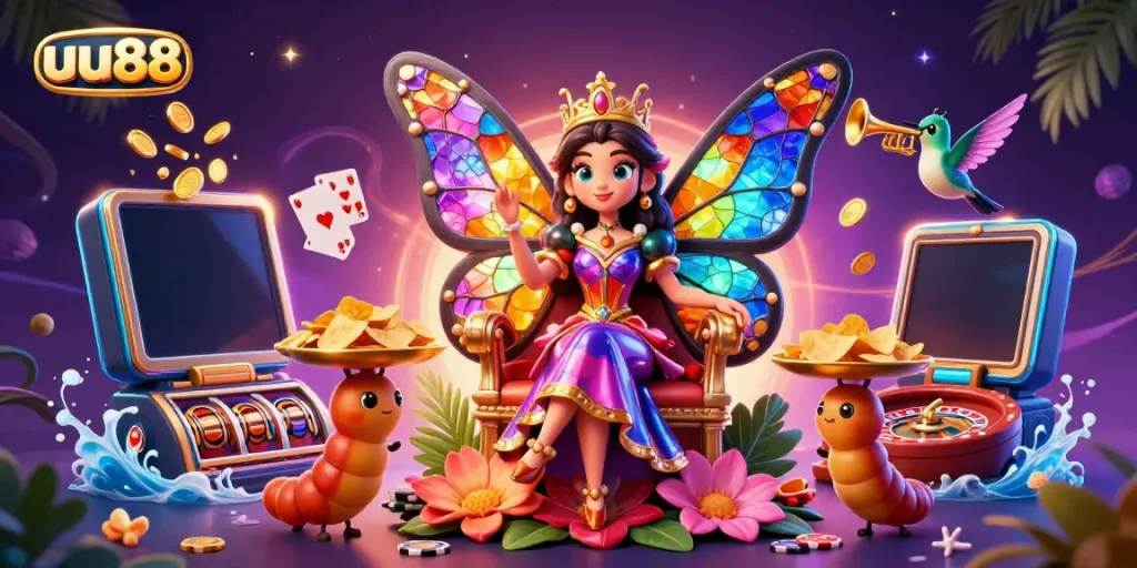 Experience thrilling gameplay at uu88 with vibrant casino elements and a magical casino atmosphere.