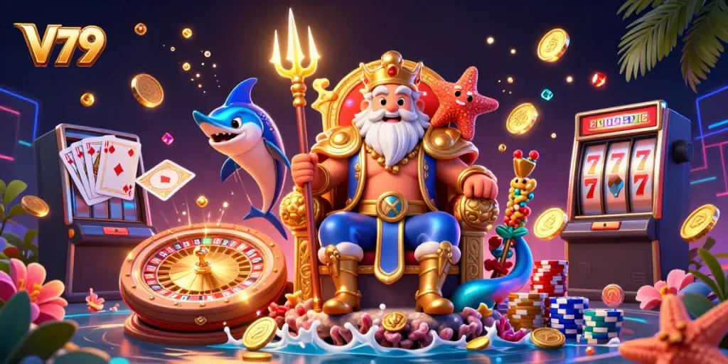 Tham gia trải nghiệm casino trực tuyến tại V79 với những trò chơi hấp dẫn và quà tặng phong phú.