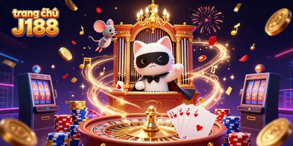 Experience the excitement of gameplay at trang chủ J188 with dynamic casino elements and captivating characters.