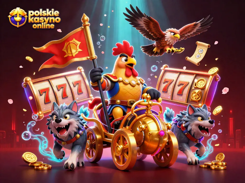 Engage with exciting games at polskie kasyno online featuring spinning slot reels and vibrant visuals.