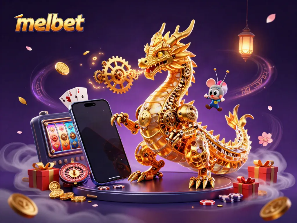Engage in thrilling gameplay with melbet's golden dragon and dynamic casino elements.
