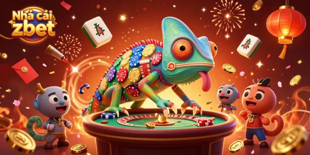 Engage in thrilling gaming with Nhà cái zbet, featuring vibrant casino elements and exciting activities.