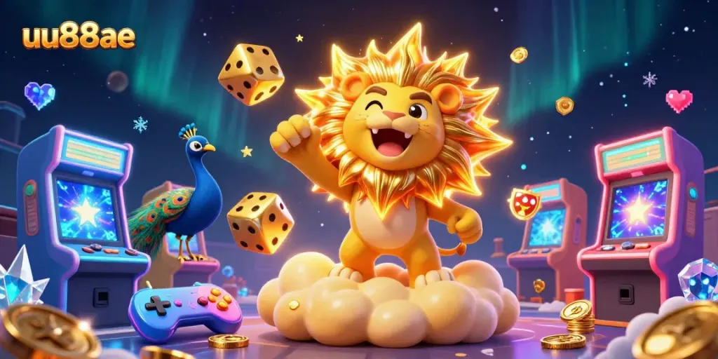 Engage with exciting 3D casino characters and vibrant game elements at uu88ae's online gaming platform.
