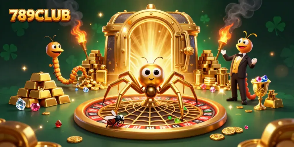 Engage with thrilling bets at 789CLUB's luxurious casino, featuring dynamic golden visuals.