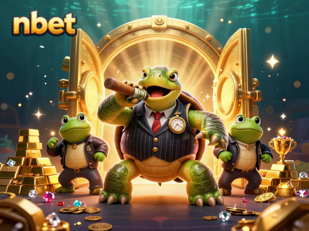 Engage with exciting nbet gaming adventures featuring a classy snapping turtle and bullfrog enforcers.