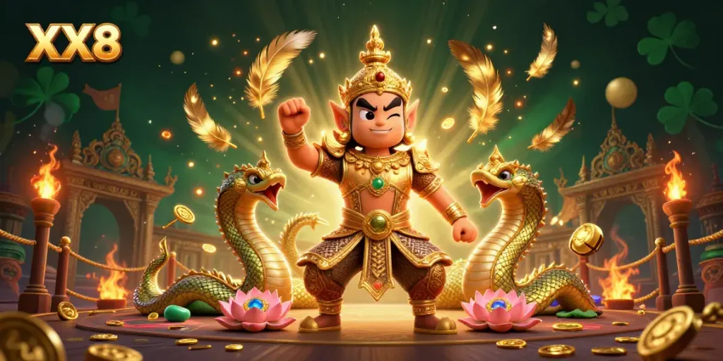 Experience exciting gameplay with XX8 featuring diverse casino elements and cultural symbols.