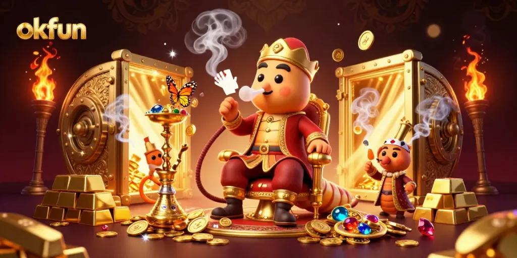 Engage with the vibrant okfun gaming scene featuring tantalizing poker and treasure elements.