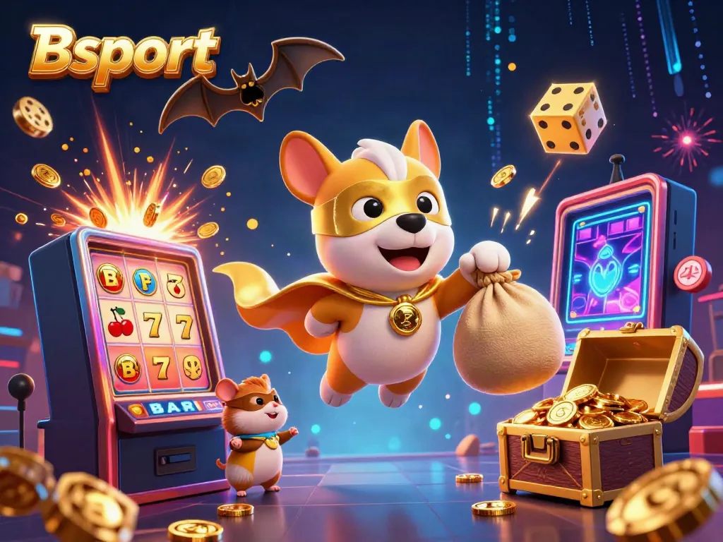 Experience vibrant Bsport action with a flying superhero dog and treasure-filled adventure.