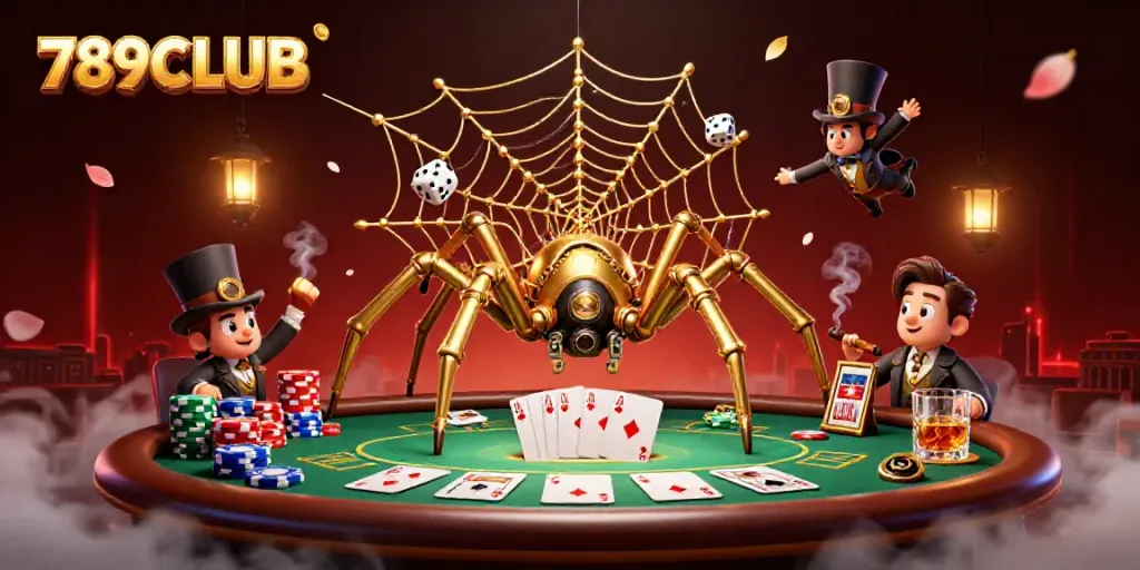 Catch winning opportunities at 789CLUB with a vibrant casino illustration.