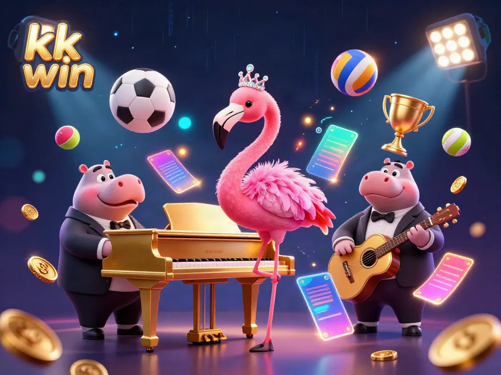 Engage with kk win in an electrifying casino scene featuring dynamic characters and vibrant gaming elements.